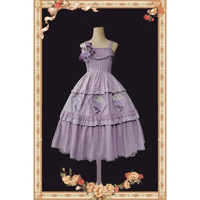 Infanta Grape House Cotton JSK